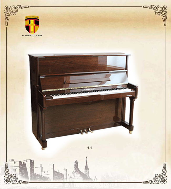 เปียโน Upright Piano Harrodser H-1 BLACK Spec