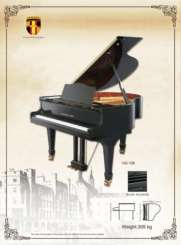  Grand Piano Harrodser HG-158 Spec